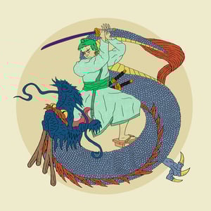 This is the Avatar Image for the Zoro JAPANESE One Piece AI Voice and Text to Speech Generator